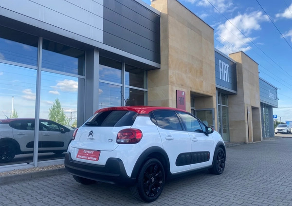 Citroen C3 cena 41900 przebieg: 106459, rok produkcji 2018 z Rzgów małe 106